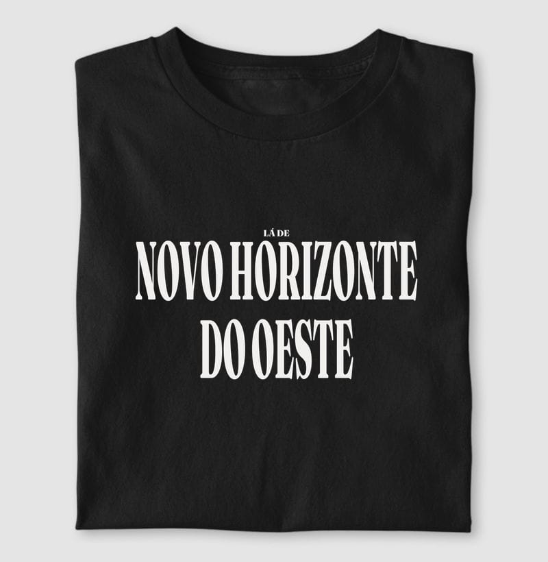 Camiseta Tipografia de Novo Horizonte do Oeste