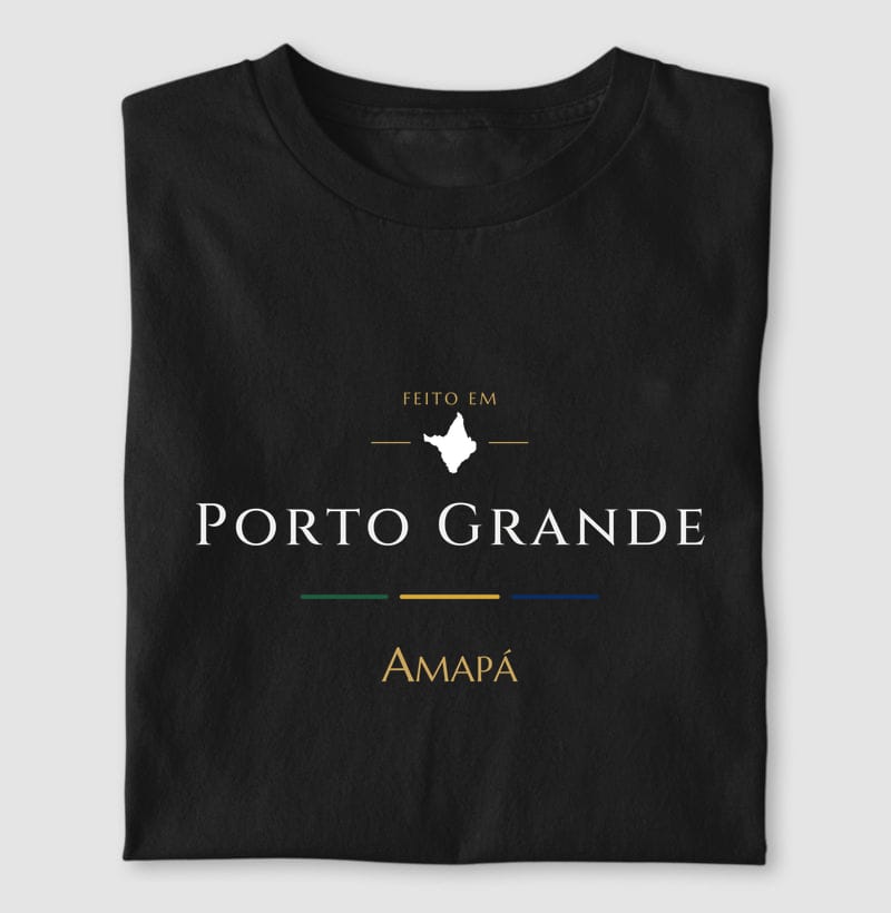 Camiseta Feito em de Porto Grande