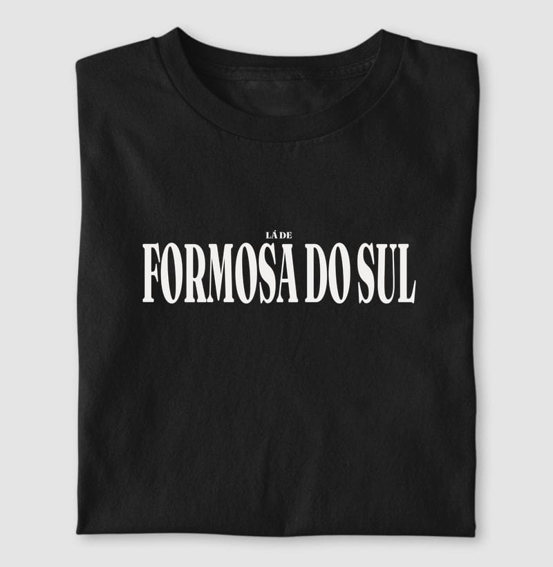 Camiseta Tipografia de Formosa do Sul