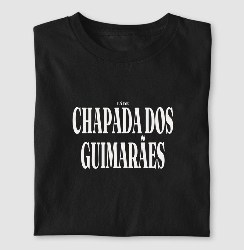 Camiseta Tipografia de Chapada dos Guimarães