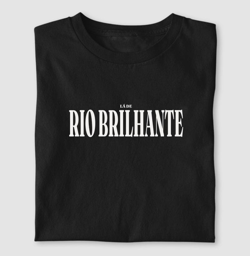 Camiseta Tipografia de Rio Brilhante