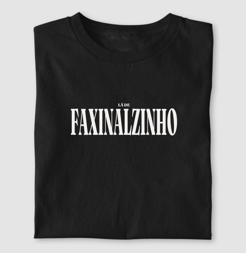 Camiseta Tipografia de Faxinalzinho