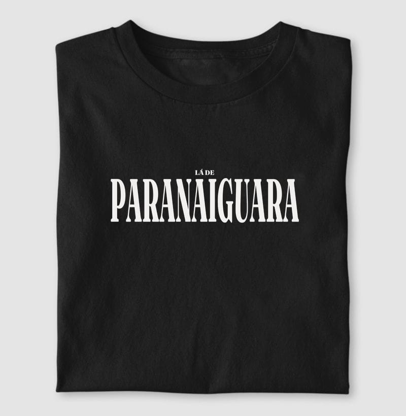 Camiseta Tipografia de Paranaiguara