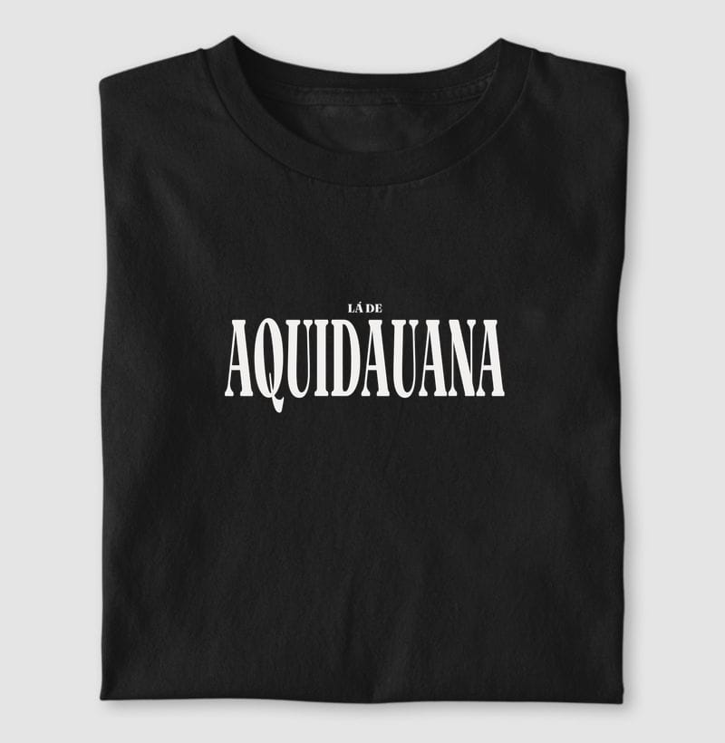 Camiseta Tipografia de Aquidauana