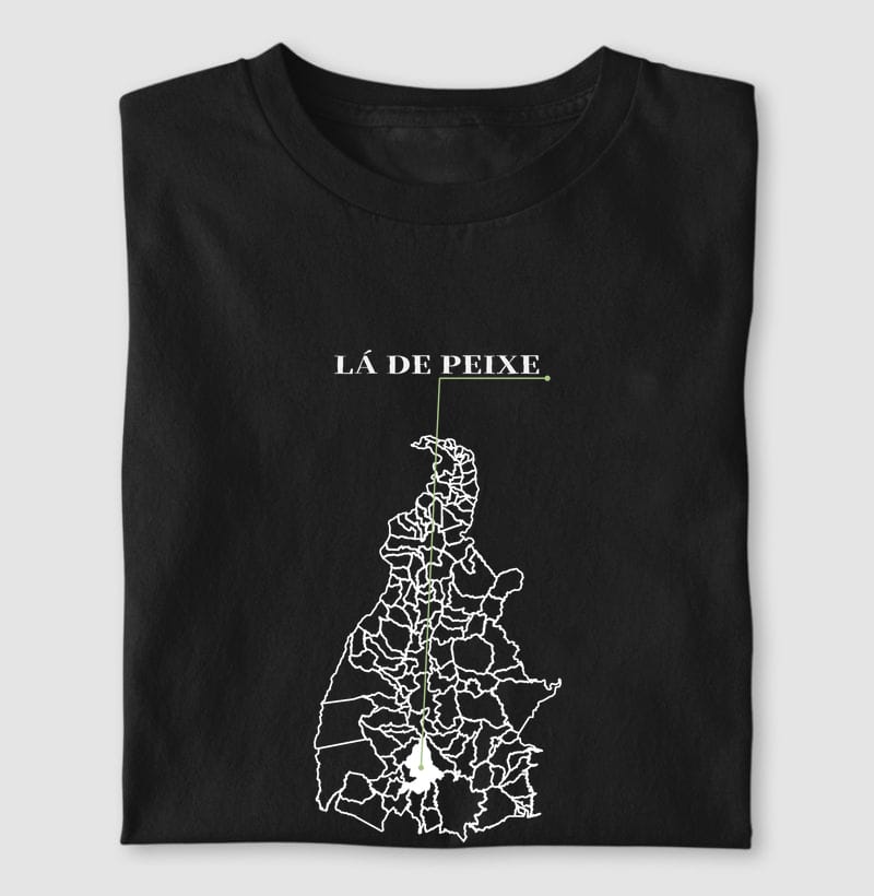 Camiseta Ponto de Origem de Peixe