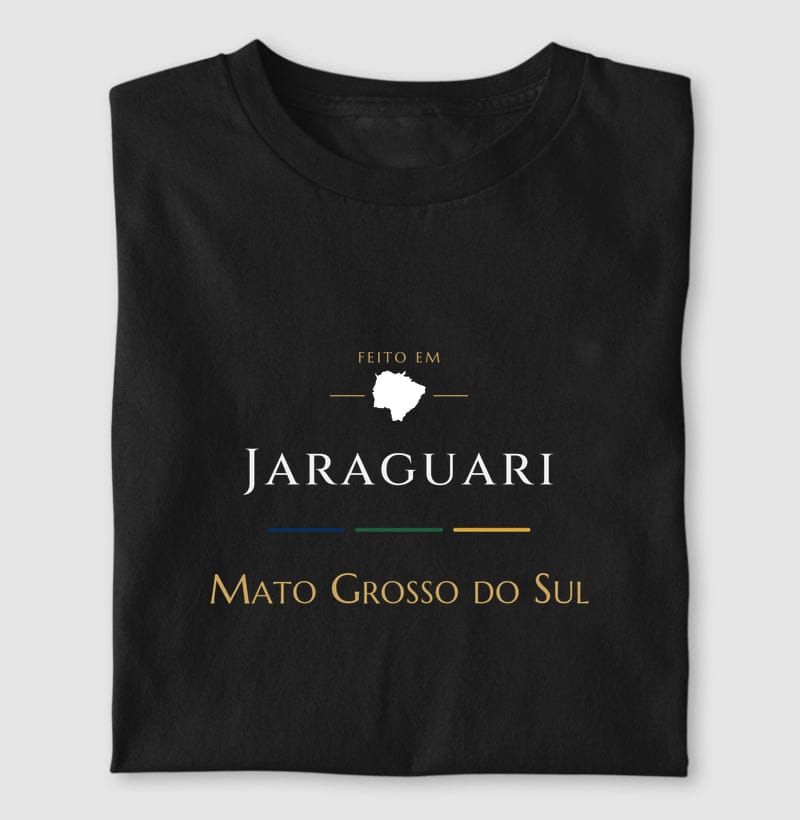 Feito em, Jaraguari · MS