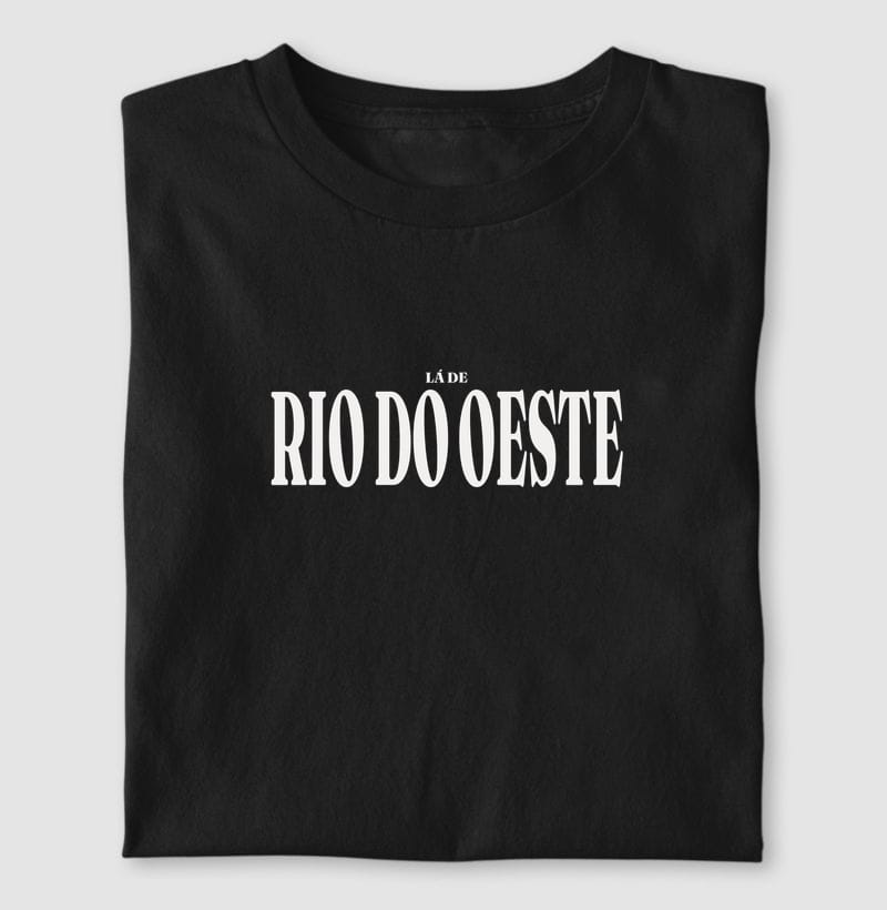 Camiseta Tipografia de Rio do Oeste