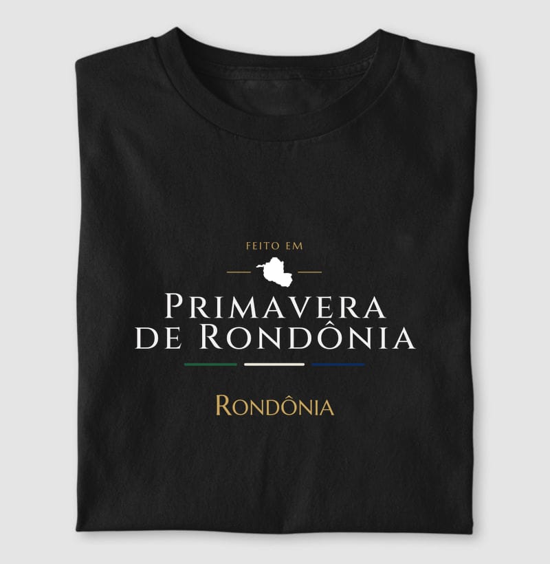 Feito em, Primavera de Rondônia · RO