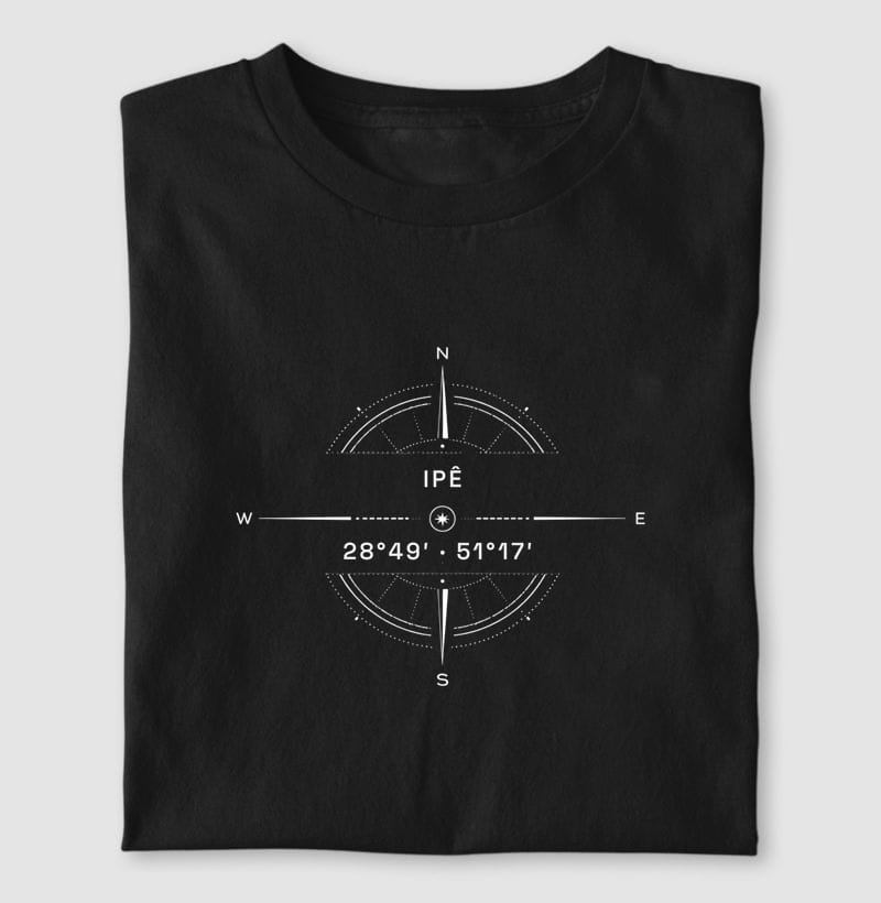 Camiseta Coordenadas de Ipê