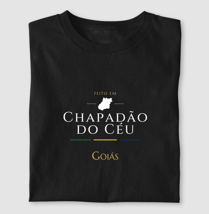 Camiseta Feito em de Chapadão do Céu