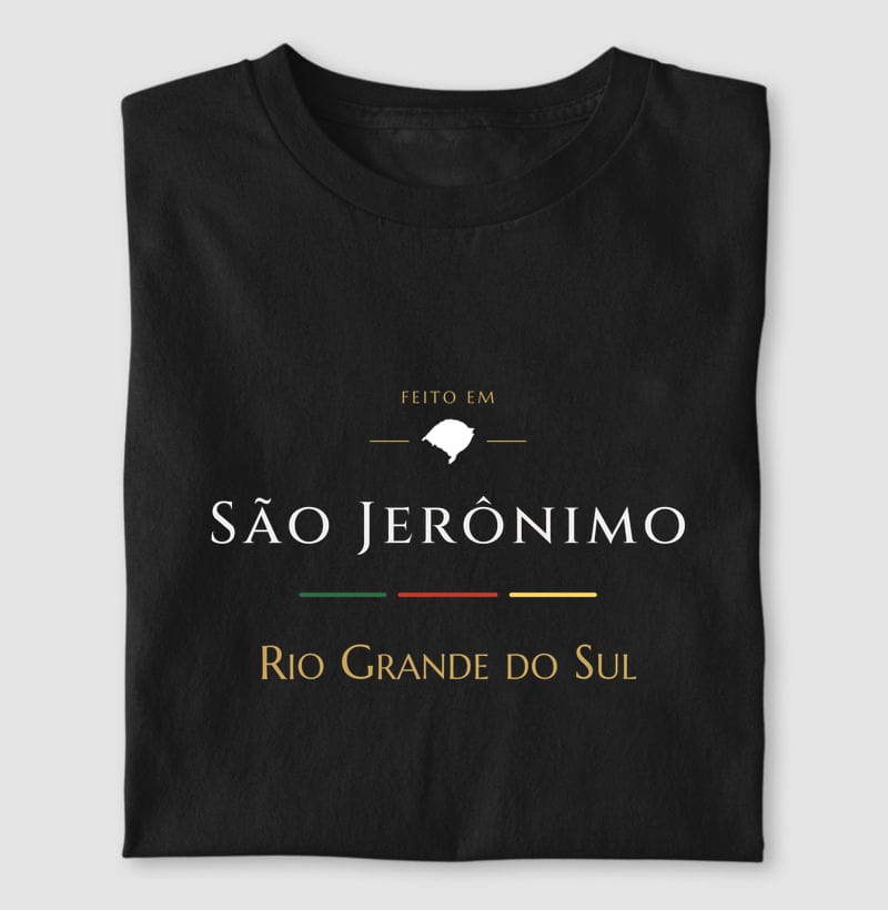 Camiseta Feito em de São Jerônimo