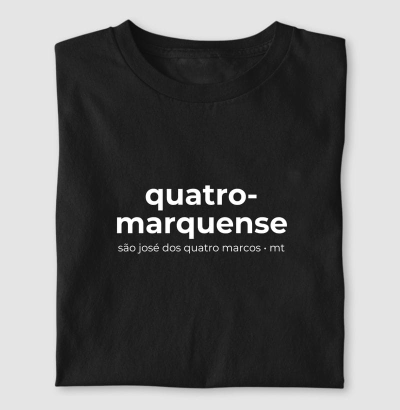 Camiseta Gentílico de São José dos Quatro Marcos
