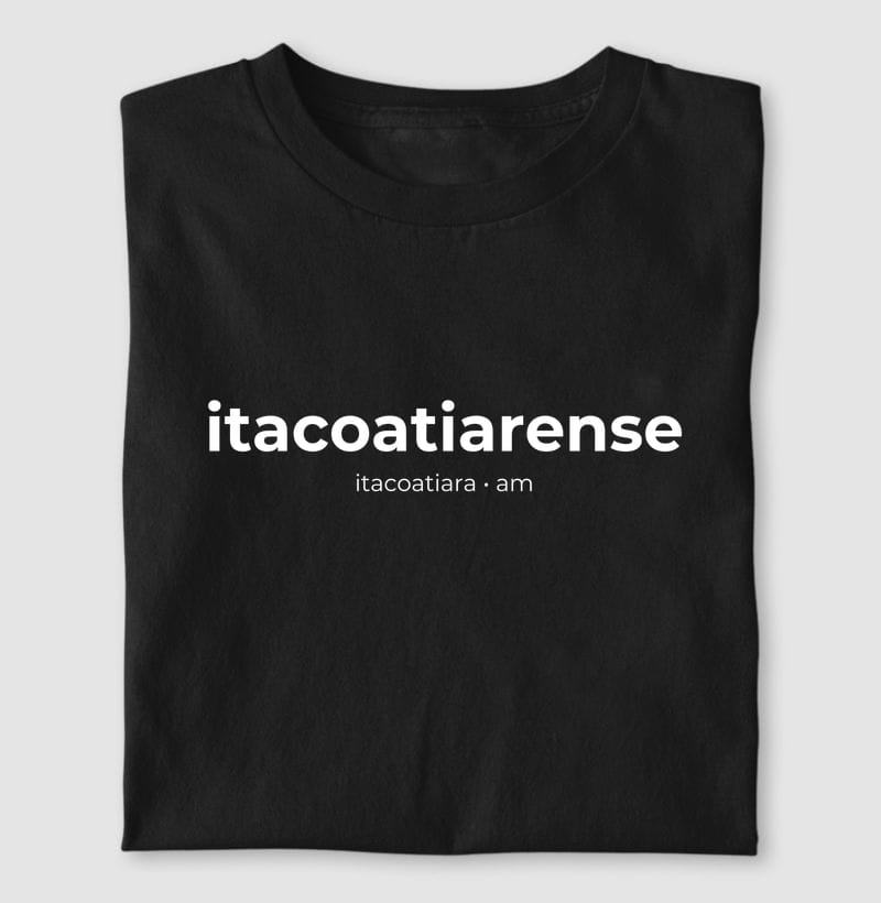Camiseta Gentílico de Itacoatiara
