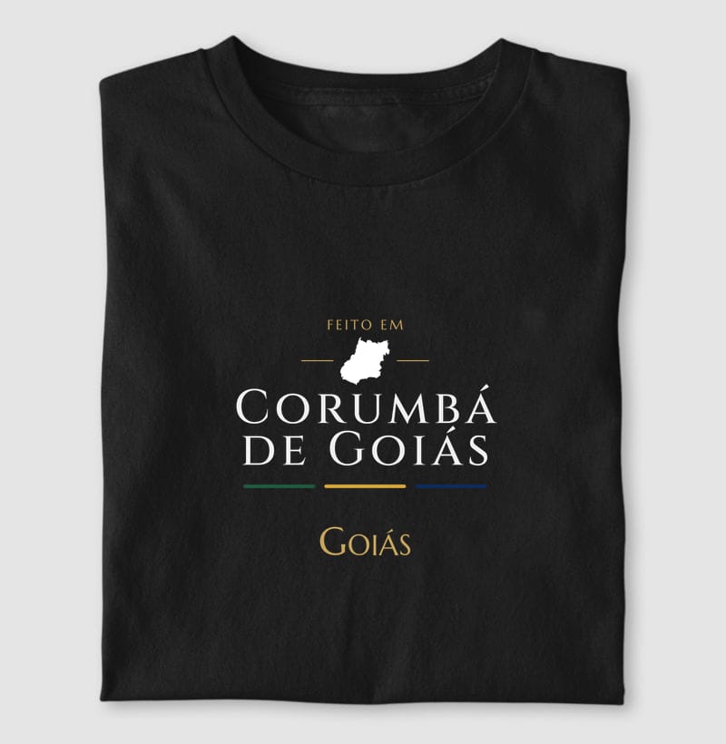 Camiseta Feito em de Corumbá de Goiás