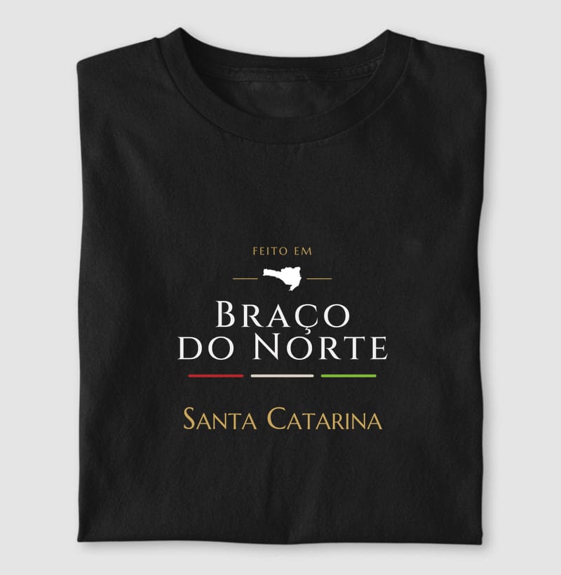 Camiseta Feito em de Braço do Norte