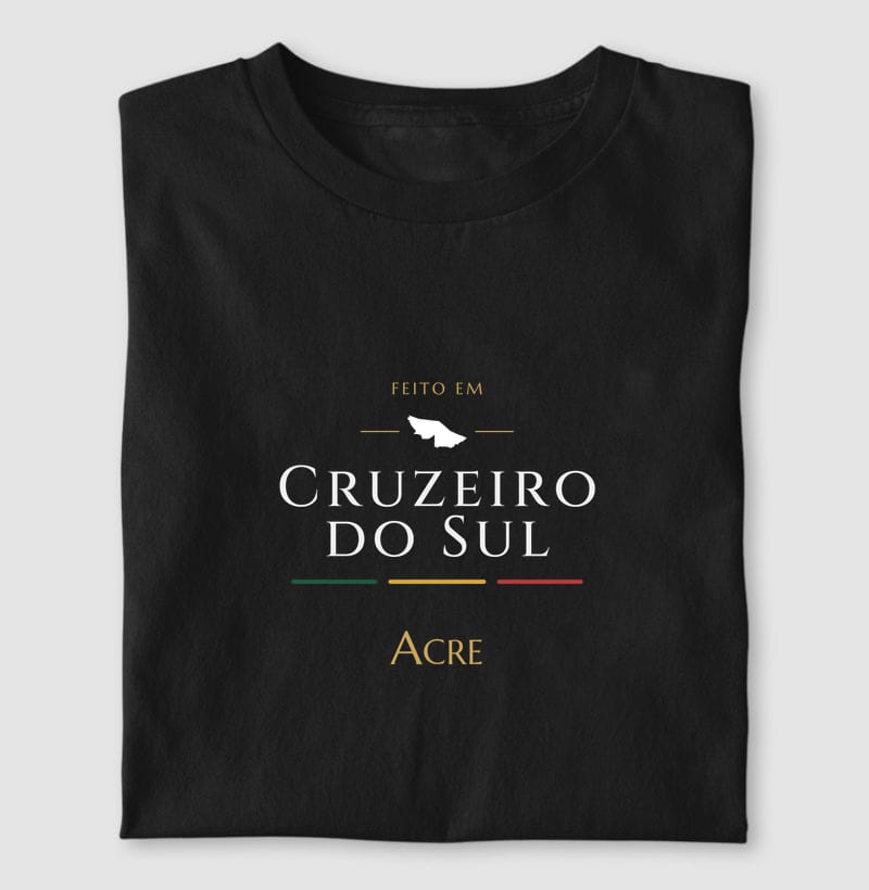 Camiseta Feito em de Cruzeiro do Sul