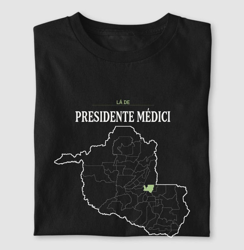 Camiseta Território de Presidente Médici