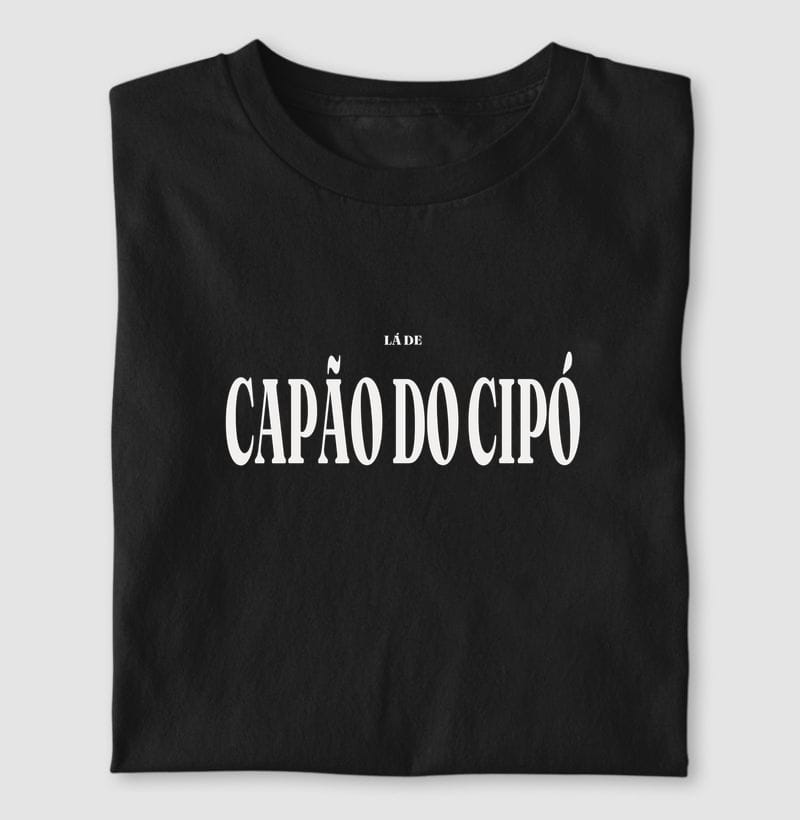 Camiseta Tipografia de Capão do Cipó