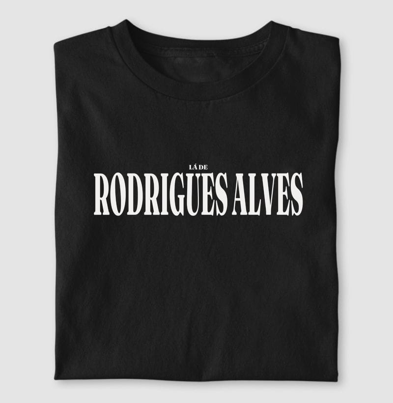 Camiseta Tipografia de Rodrigues Alves
