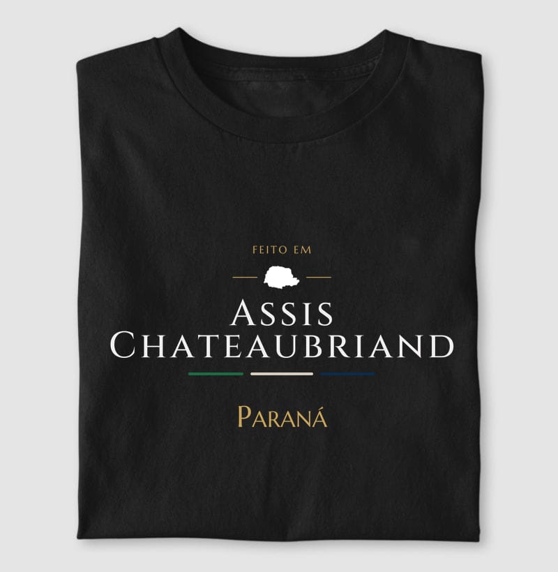 Camiseta Feito em de Assis Chateaubriand