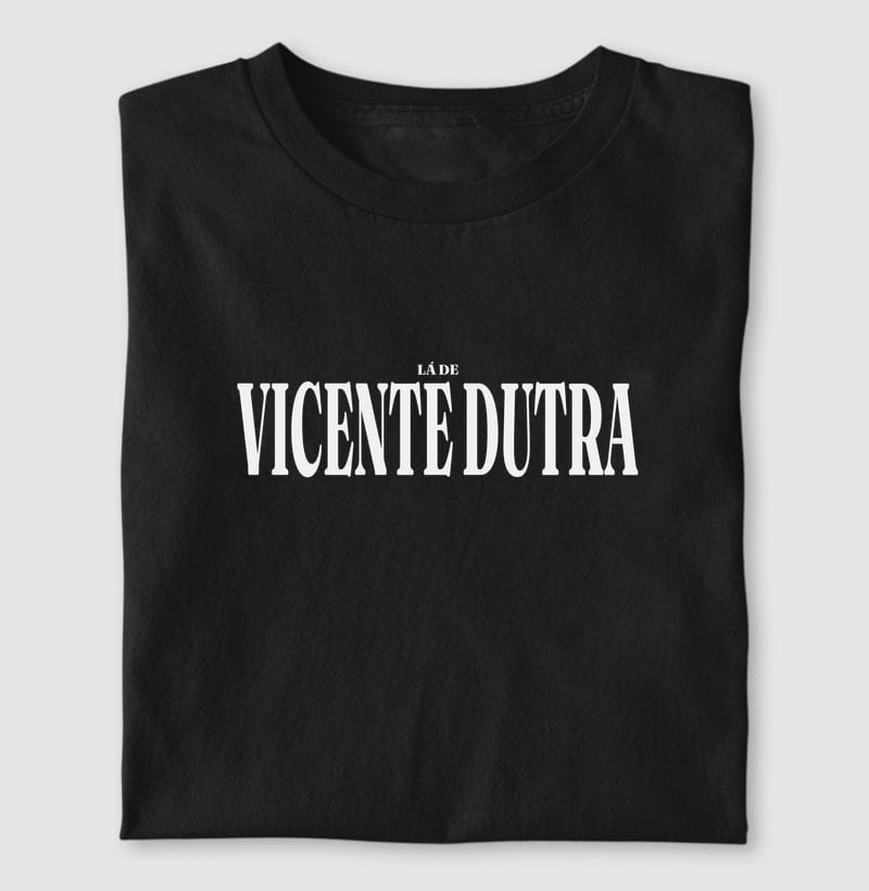 Camiseta Tipografia de Vicente Dutra