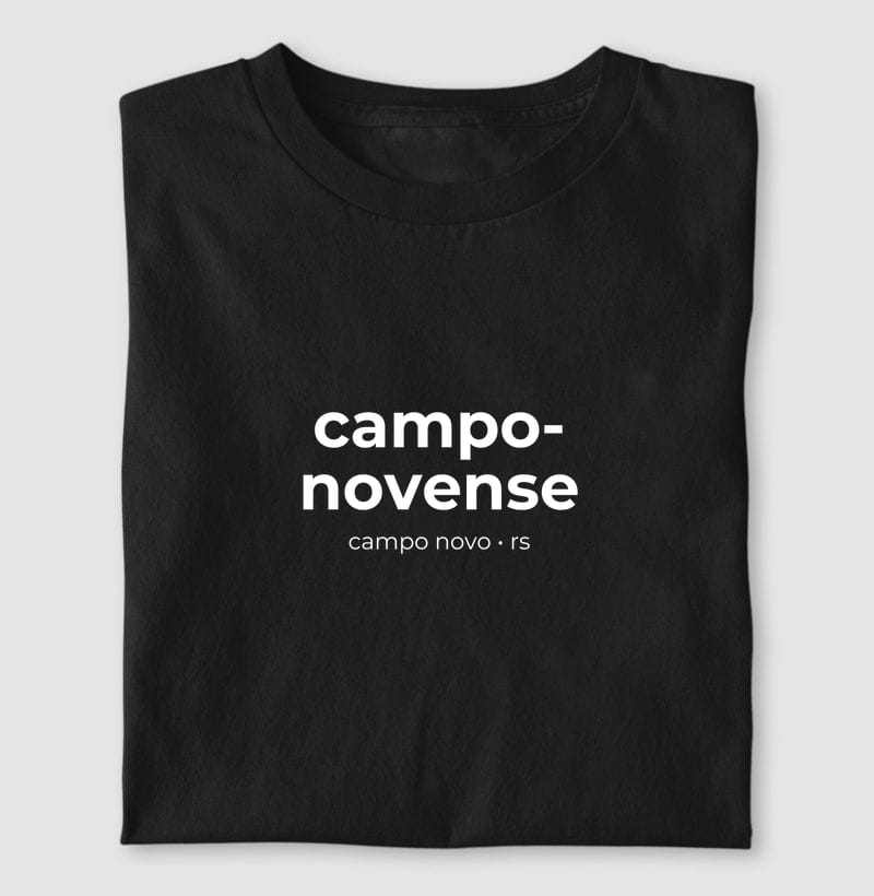 Camiseta Gentílico de Campo Novo