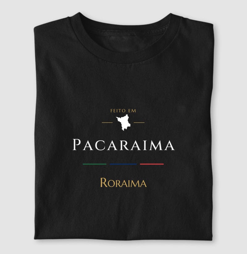 Feito em, Pacaraima · RR