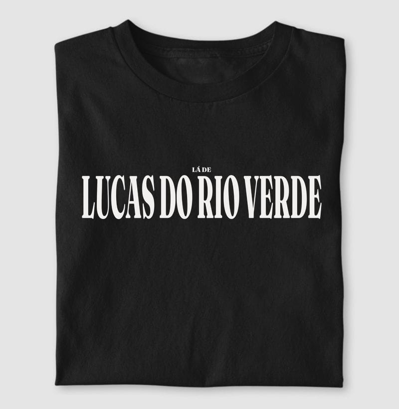 Camiseta Tipografia de Lucas do Rio Verde