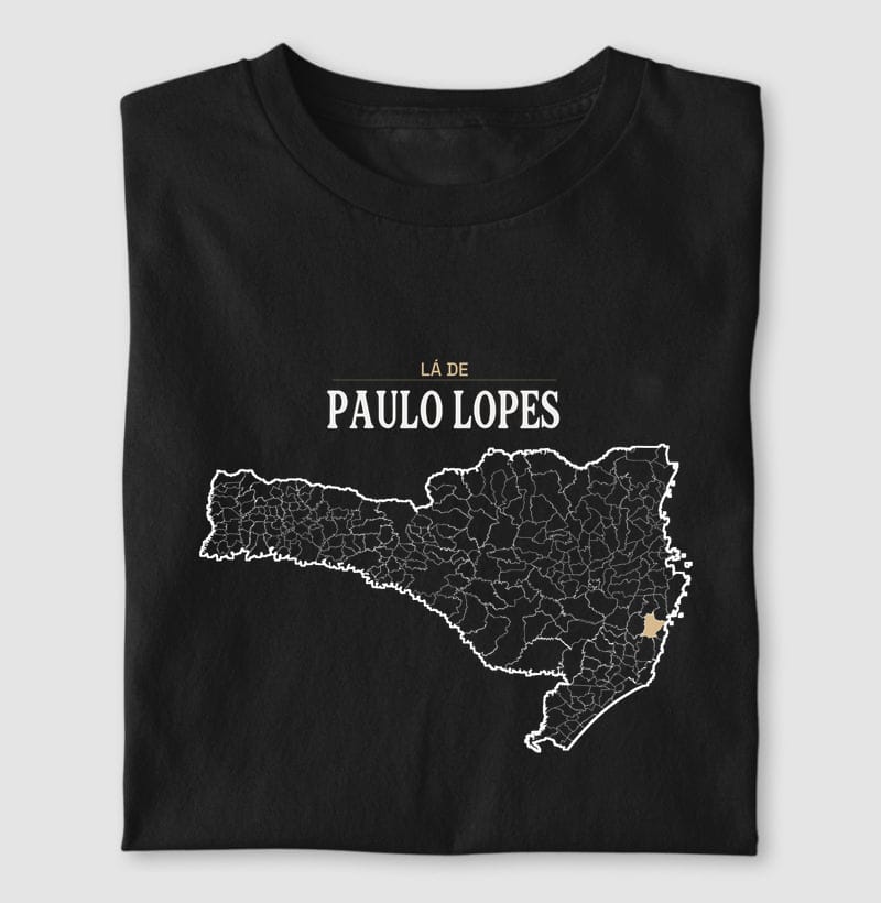 Camiseta Território de Paulo Lopes
