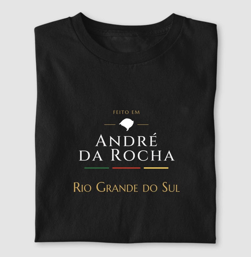 Camiseta Feito em de André da Rocha