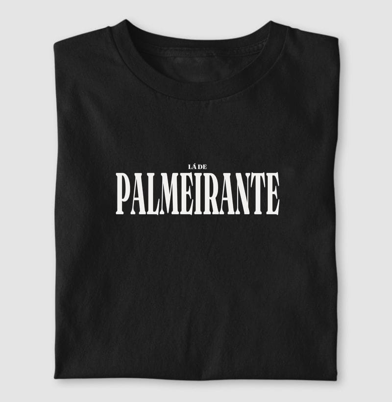 Camiseta Tipografia de Palmeirante