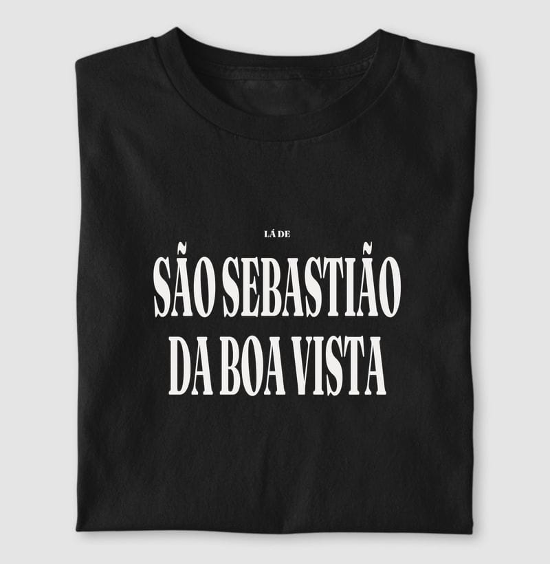 Camiseta Tipografia de São Sebastião da Boa Vista