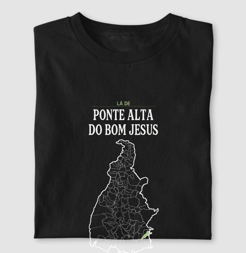 Camiseta Território de Ponte Alta do Bom Jesus