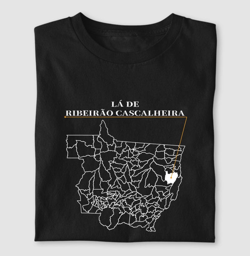 Camiseta Ponto de Origem de Ribeirão Cascalheira