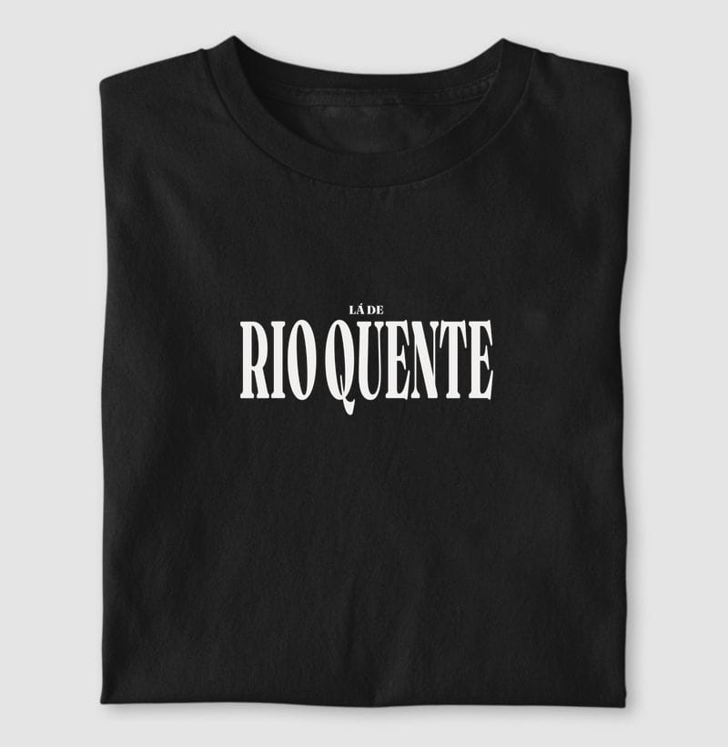 Camiseta Tipografia de Rio Quente