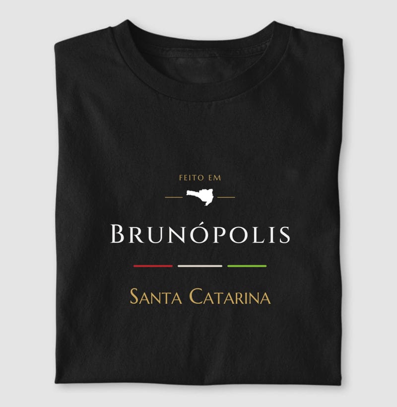 Camiseta Feito em de Brunópolis