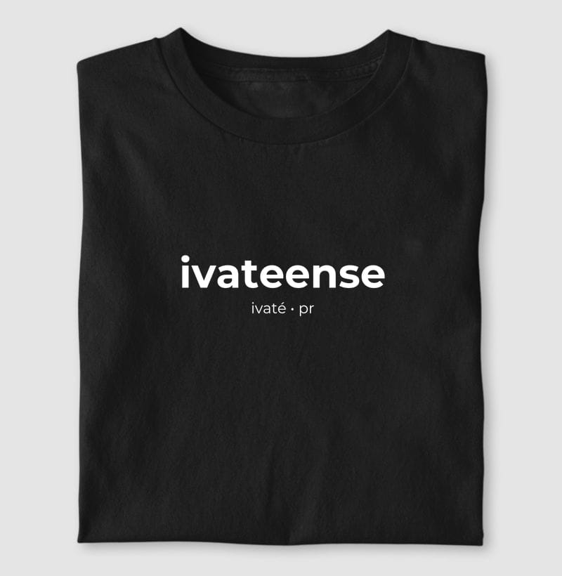 Camiseta Gentílico de Ivaté