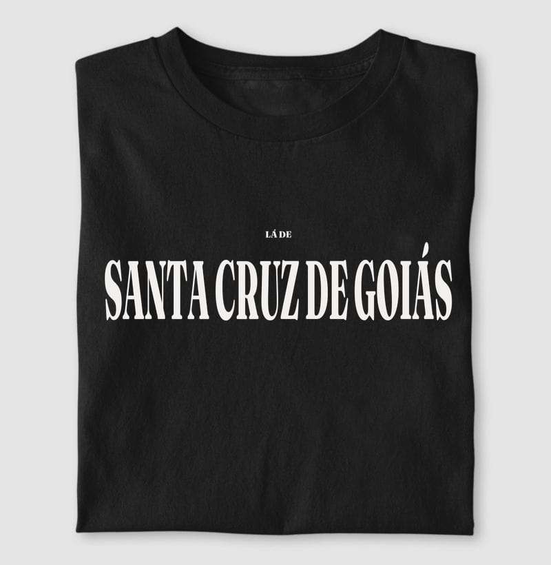 Camiseta Tipografia de Santa Cruz de Goiás