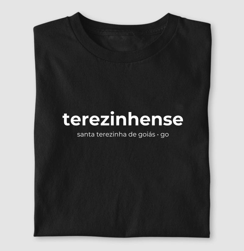 Camiseta Gentílico de Santa Terezinha de Goiás