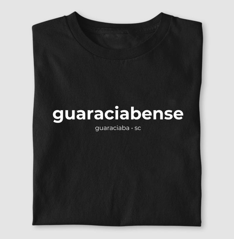 Camiseta Gentílico de Guaraciaba