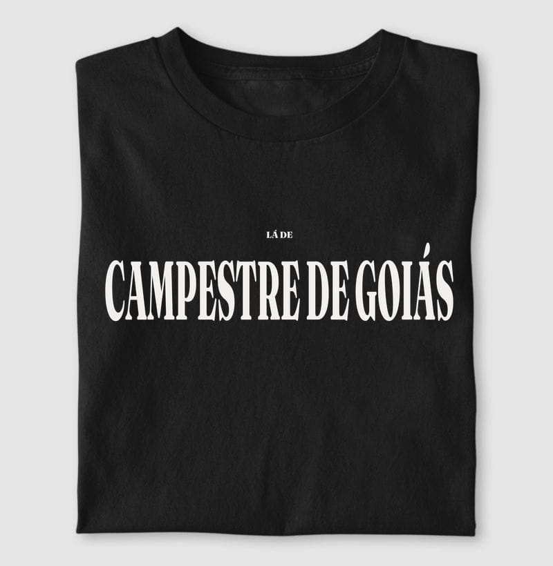 Camiseta Tipografia de Campestre de Goiás