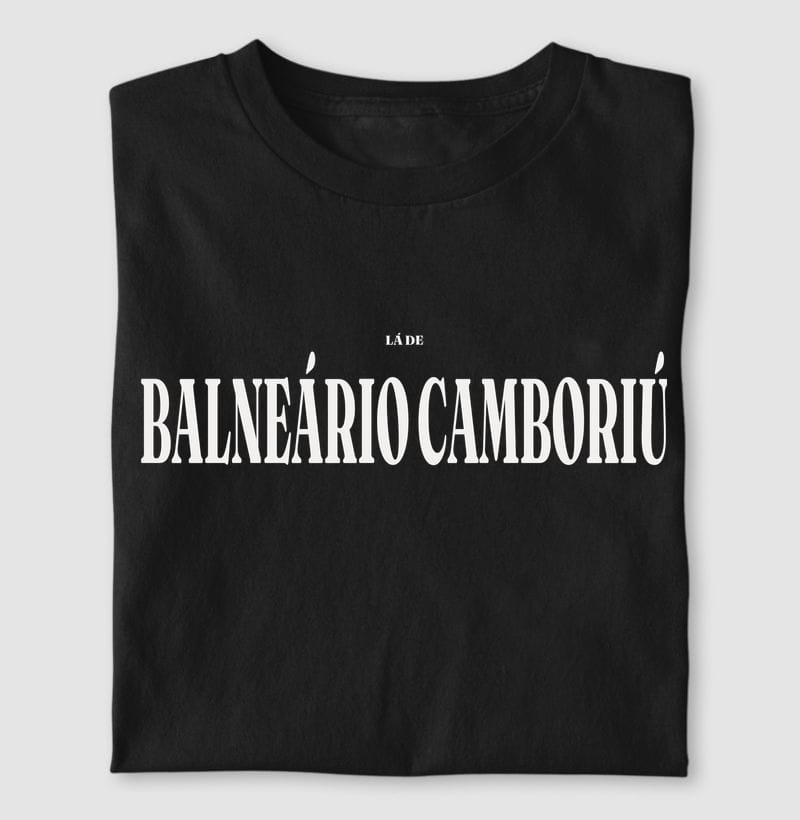 Camiseta Tipografia de Balneário Camboriú