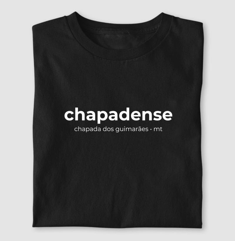 Camiseta Gentílico de Chapada dos Guimarães
