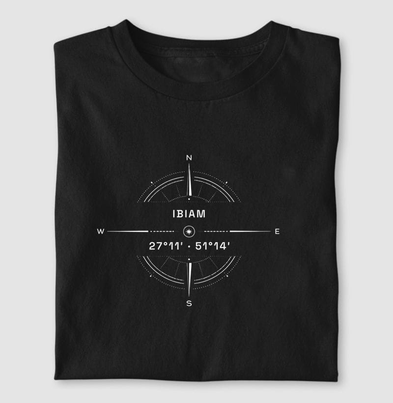Camiseta Coordenadas de Ibiam