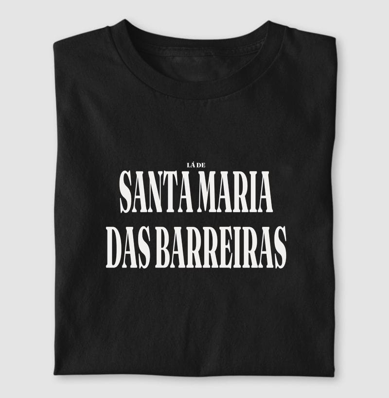 Camiseta Tipografia de Santa Maria das Barreiras