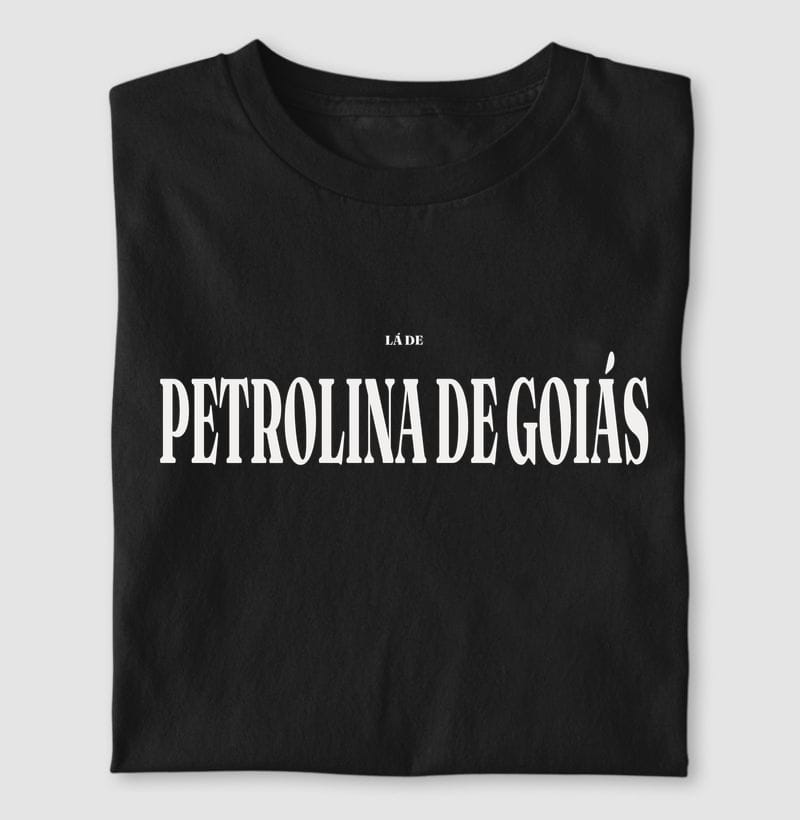 Camiseta Tipografia de Petrolina de Goiás