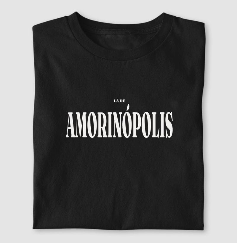 Camiseta Tipografia de Amorinópolis