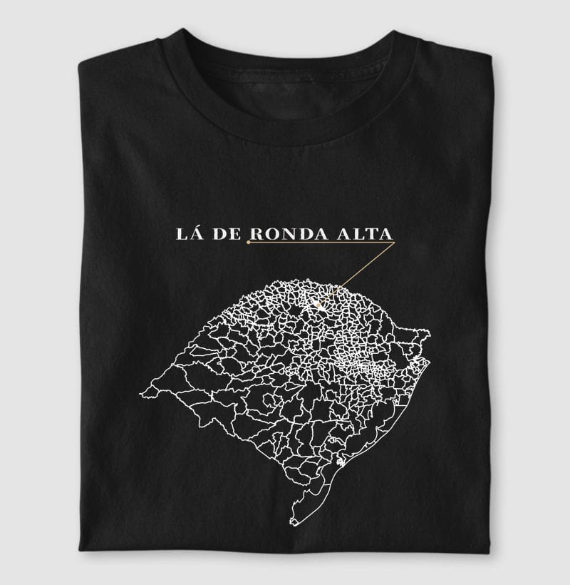 Camiseta Ponto de Origem de Ronda Alta