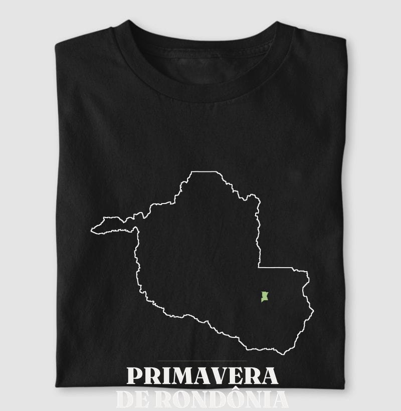 Camiseta Traço de Primavera de Rondônia