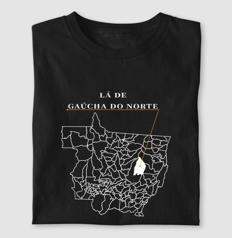 Camiseta Ponto de Origem de Gaúcha do Norte